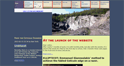 Desktop Screenshot of coticule.be